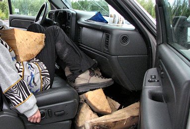 Feuerholz f�r den Abend