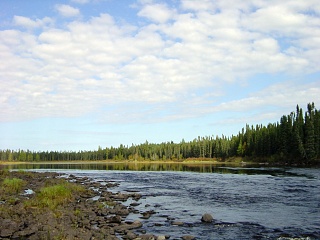 Beginn der n&auml;chsten Stromschnelle