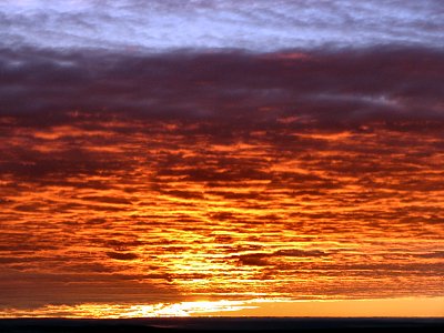 Sonnenuntergang am Dalton Highway